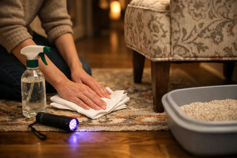 Mijn kat plast in huis